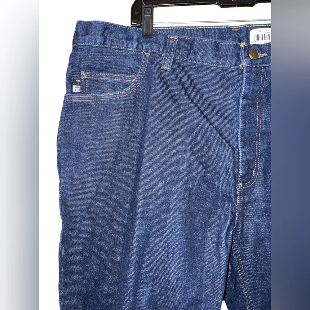 Carhartt Flame-Resistant Signature Denim Jeans Relaxed Fit men’s 44 x 32 280-83